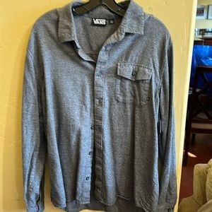 Vans 100% cotton button shirt